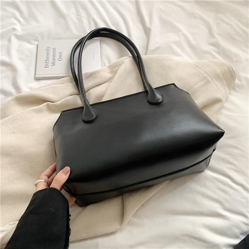 Urban Simple Sle Handbag Single oulder Bag Underarm Casual Bag Summer Trendy  Large Bag Tote Bag Your Shop Mania