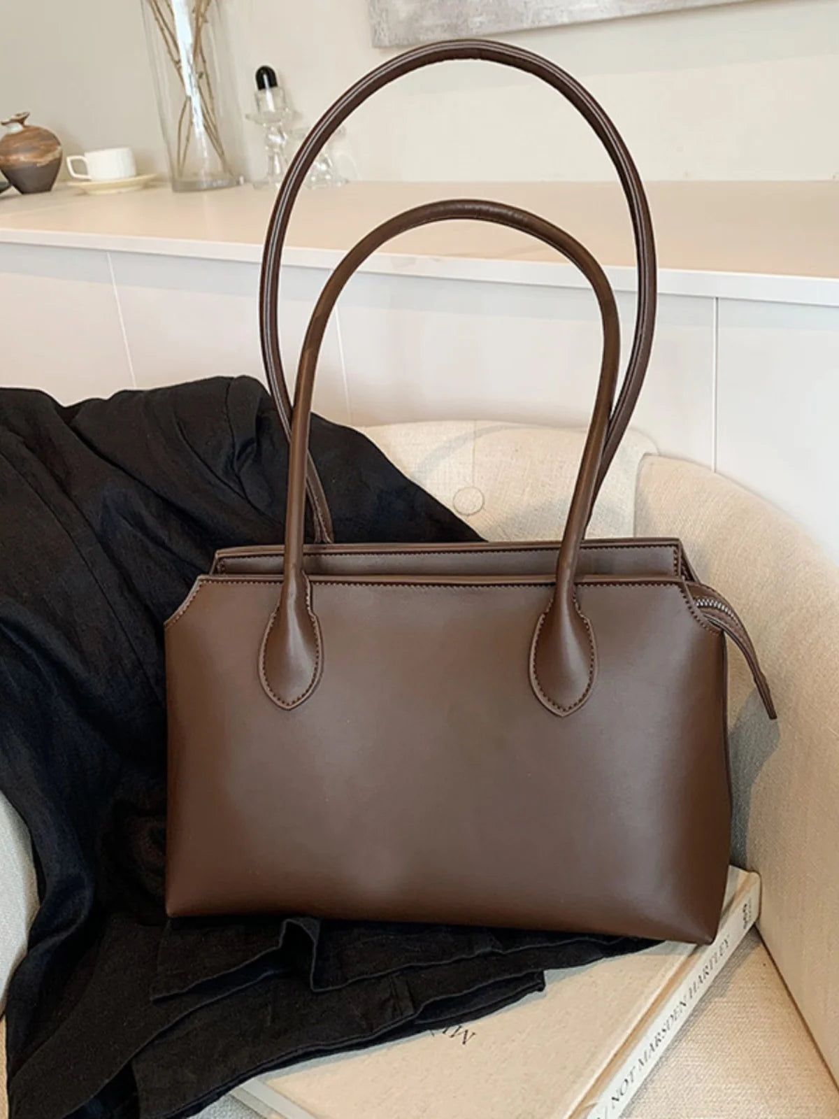Urban Simple Sle Handbag Single oulder Bag Underarm Casual Bag Summer Trendy  Large Bag Tote Bag Your Shop Mania