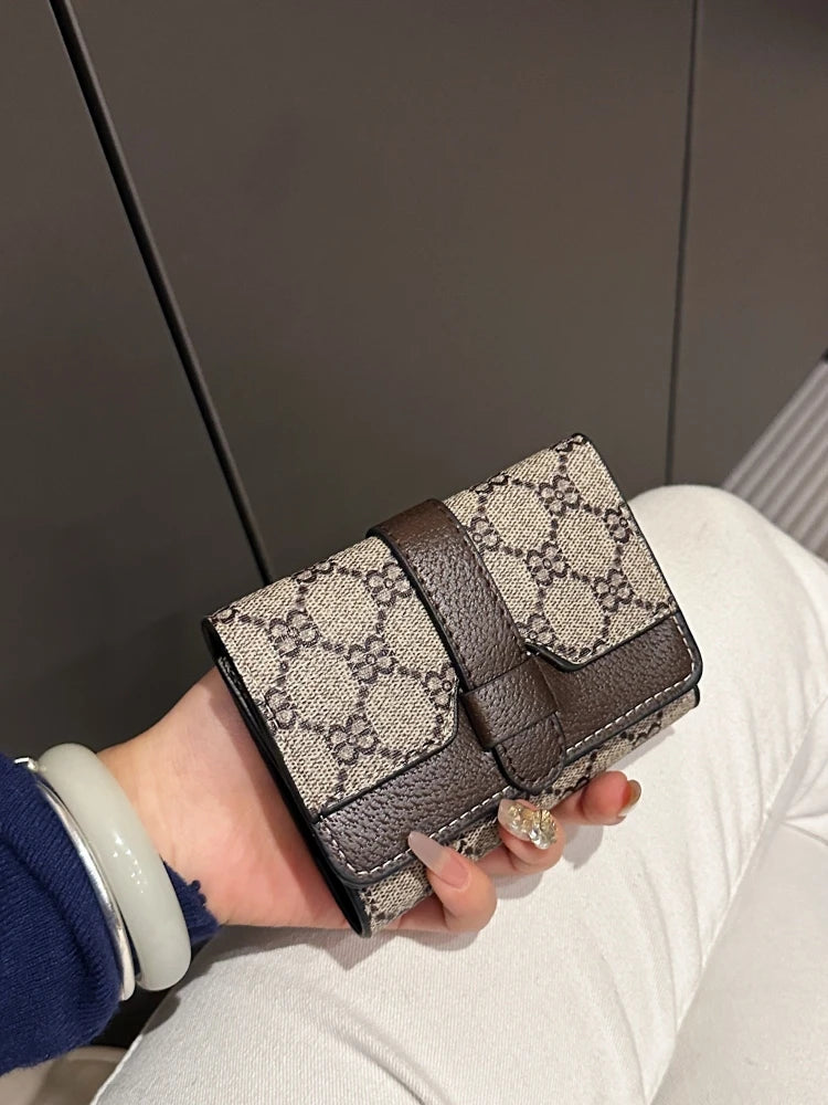 Faionable Cact Women's Wallet Large Capaci Thin Long Sle Handheld Leather Clutch Simple Design Spring 2025 New Arrival Your Shop Mania