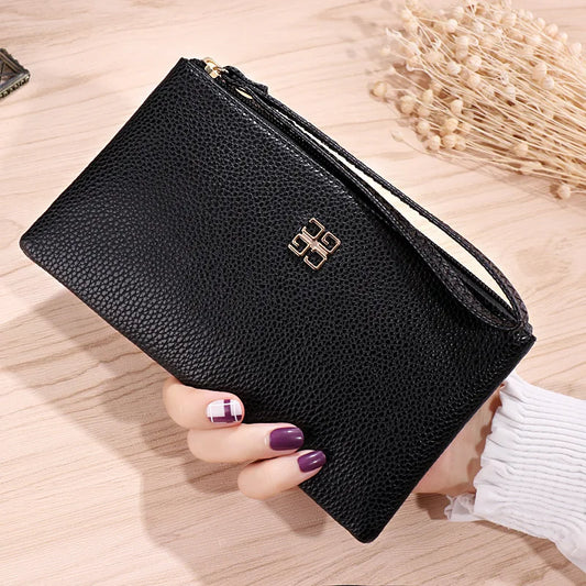 2025 Euro American Style 5.5in Phone Wallet - Zipper Clutch Purse Women's Fashion Card Holder Crossbody Bag Your Shop Mania