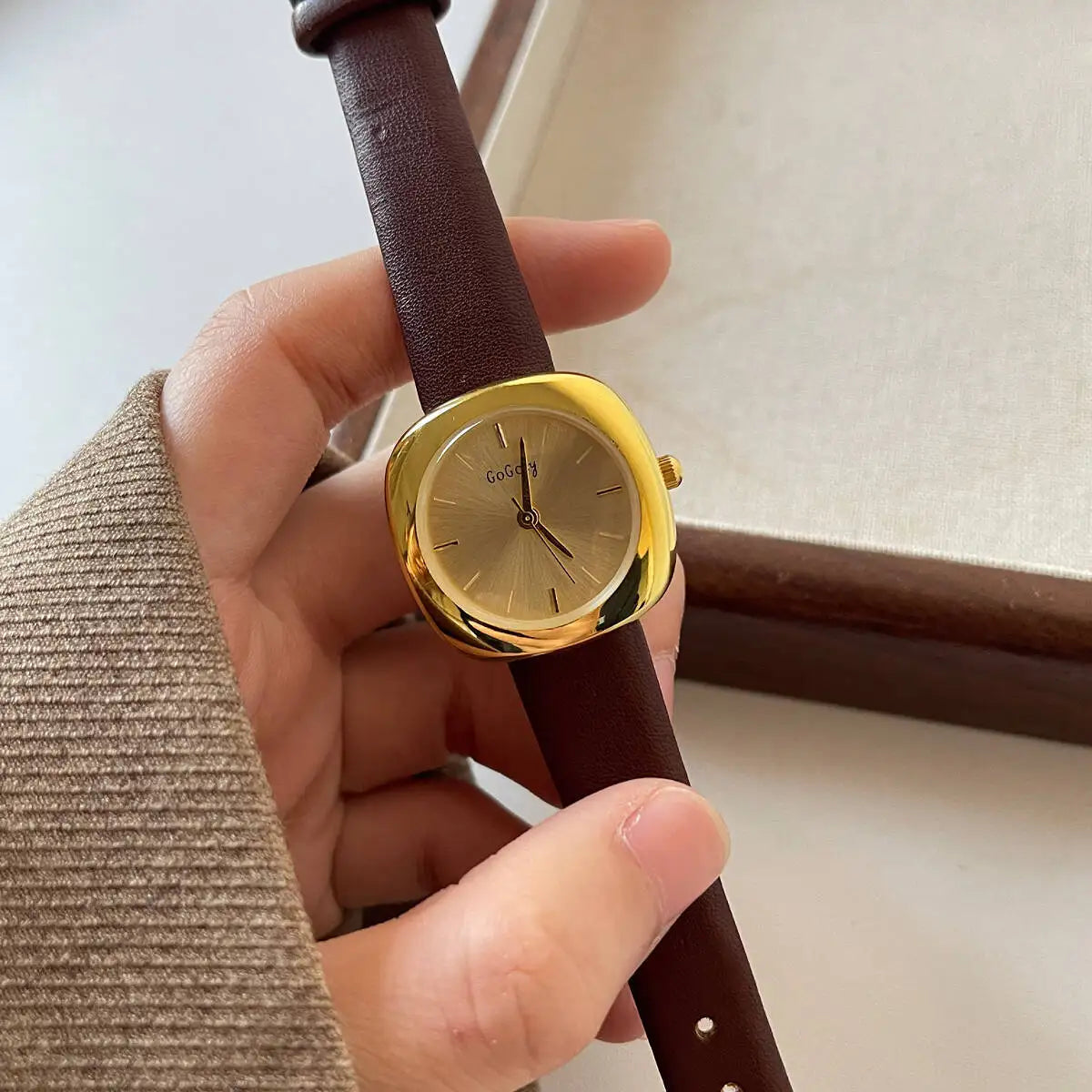 Luxury Brand Gold Watch for Women Fashion Simple Quartz Watches Adjustable Stainless Steel Strap Wristwatch Dropshipping Your Shop Mania